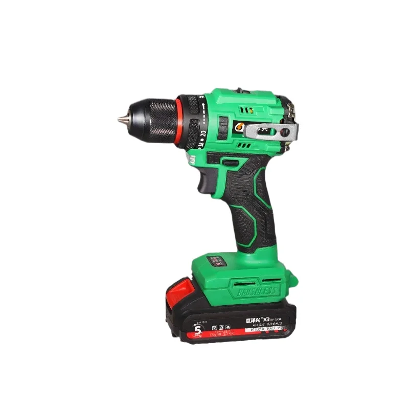 For Hand Drill Electric Screwdriver Rotary Impact Drill Household Lithium Battery Hand Electric Rechargeable Small Pistol