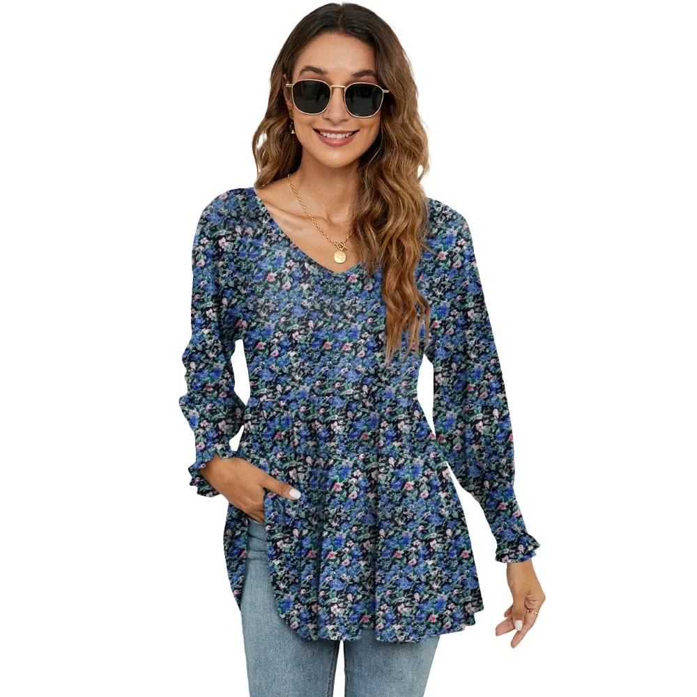 

Women's Shirts & Blouses for Women Lady Tops Elegant Korean Popular Clothes Woman Trend 2024 Brown Female Clothing