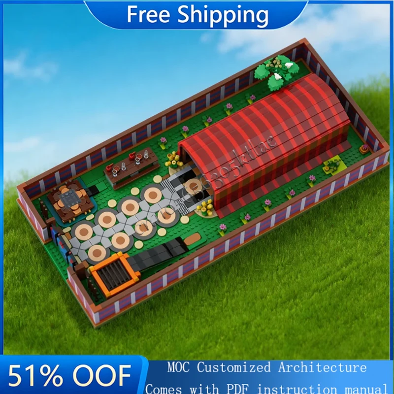 

2230 PCS Ancient Religious Sanctuary Building Blocks Model Children Educational Assembly Boys Birthday Creative Display Gifts