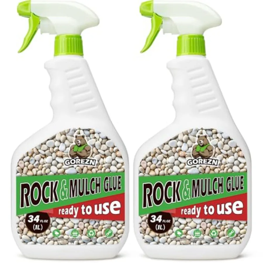 

Клей для мульчирования и ландшафтного дизайна с распылителем, клей для камней, ландшафтный спрей для камней, гравия, гальки, древесной коры, готовый к использованию