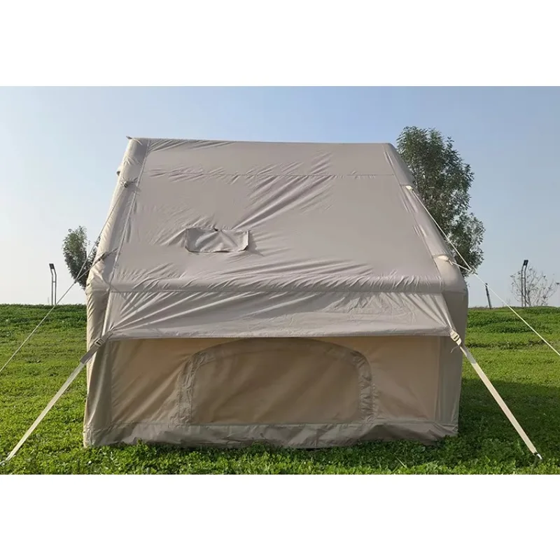 Lightweight Cotton Inflatable Camping Tent With 2000-3000mm Waterproofing Quick Setup Four-Season Use