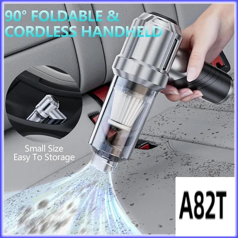 

T2-Handheld Car Vacuum Cordless Foldable Car Vacuum With Brushless Motor Hand Car Vacuum Cleaner And Air Duster
