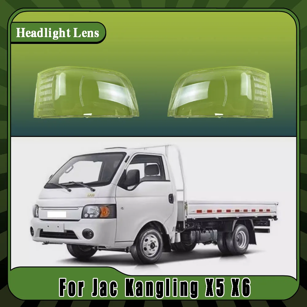 Auto-Frontscheinwerfer-Gehäuse Transparenter Lampenschirm Plexiglas-Scheinwerferabdeckung Ersatz für Original-Schirmlinse für Jac Kangling X5 X6