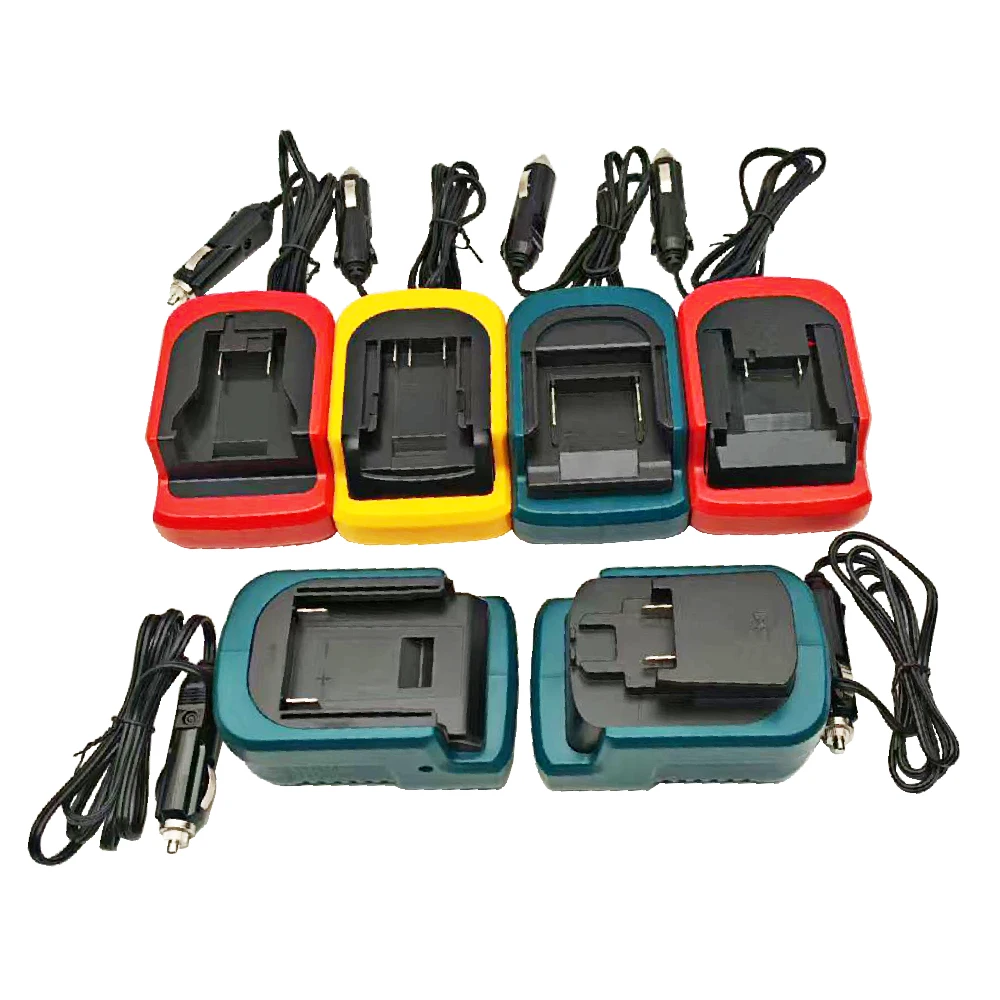 

Power Tool Parts For Makita For DeWalt For Bosch For Milwaukee For Einhell For Hitachi Lithium Battery Car Charger For HIKOKI