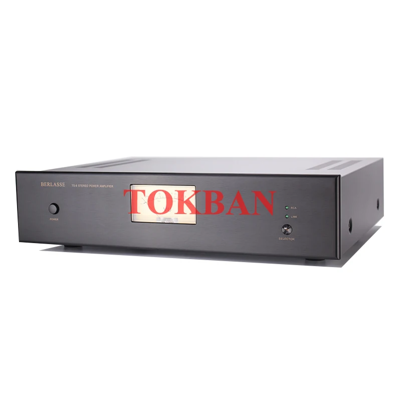 Tokban TS-6 150w*2 2-channel Power Amplifier Stereo Class AB Amp RCA Balanced XLR Vu Meter HIFI Home Audio