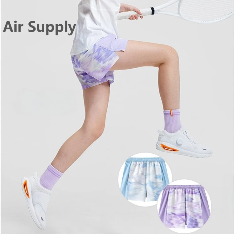 Girls Athletic Shorts Lightweight Teen Kids Running Gym Sport Shorts Floral Summer Casual Beach Short Pants Yoga Fitness Clothes