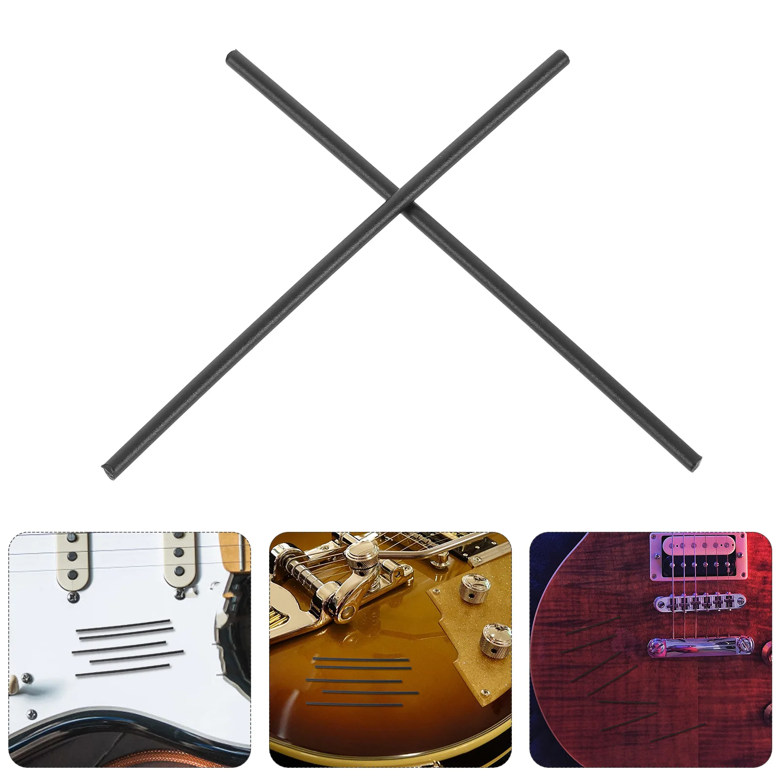 

10Pcs Guitar Fretboard Side Dots Easy Install Clear Navigation Versatile Instruments Musician Beginner Friendly