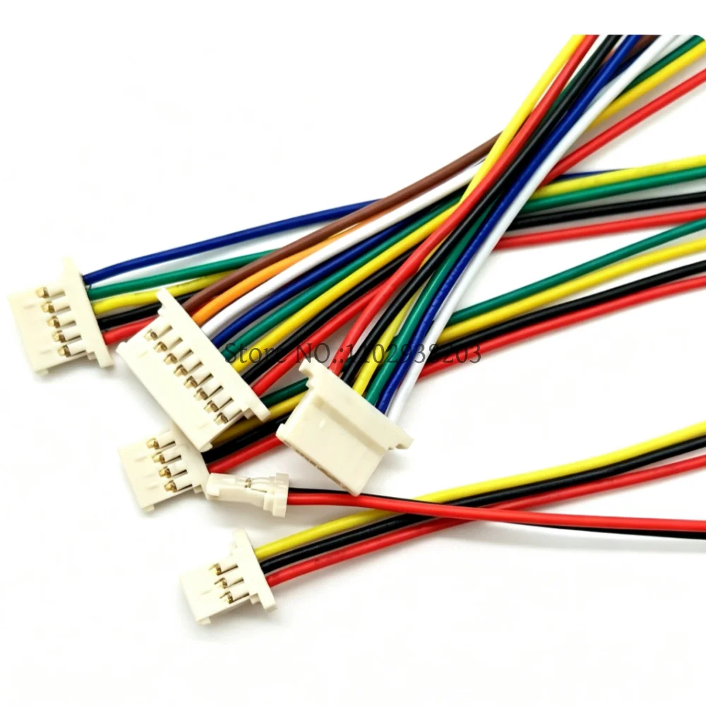 MX1.25 Connector 51146/1.25mm Pitch Ultra-thin Terminal Wire for SMD Horizontal+Single Head Electronic Wire 28AWG 15CM 2P3P4P-8P