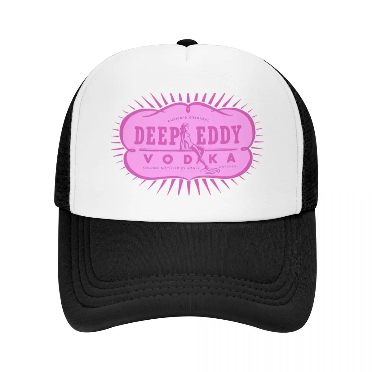 

Pink Deep Eddy Vodka Logo Baseball Cap Snap Back Hat Beach Bag Bobble Hat Male hat Golf Men Women's