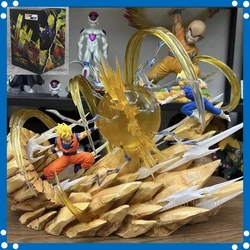 Dragon Ball Figure Goku Vs Vegeta Sky Top Wcf figurka Anime Gk Pvc Goku bitwa Vegeta Anime figurka Model akcji lalki prezent