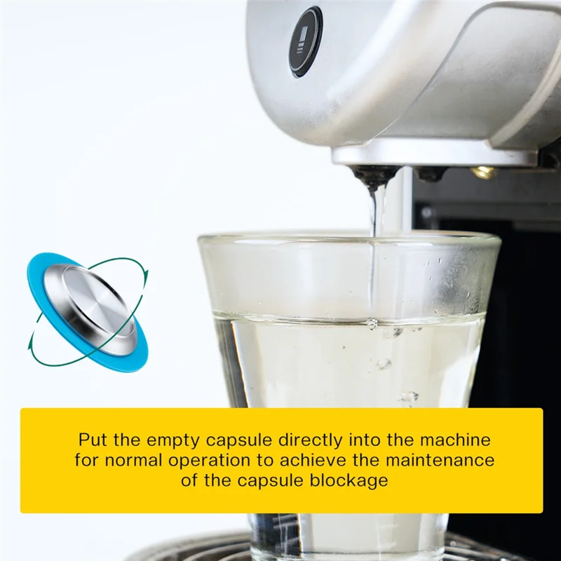 2PCS Per Nespresso Zenius Caffè Filtro Riutilizzabile Capsule di Caffè Coperchio Caffè Espresso Crema Maker Barista Con Pennello + Cucchiaio