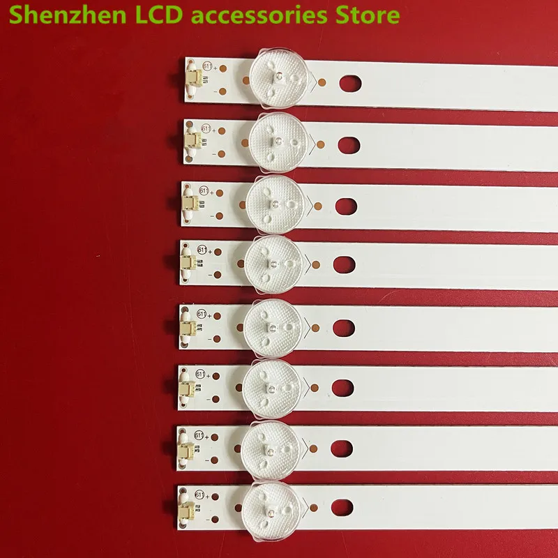 100% New LED strips for 43 TV 43PHT4001/60 43PFT4001/60 K430WD9 4708-K420WD-A3213K01 K420WD7 A3 2014-8-27 416MM 3V 5LED