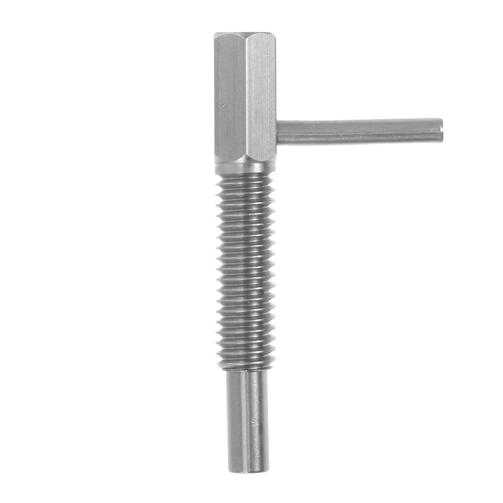 

L-Shaped Handle Retractable Stainless Steel Spring Plunger Safety Lock Index Pin M8X1.25 Secure Fixation Cabinet Door