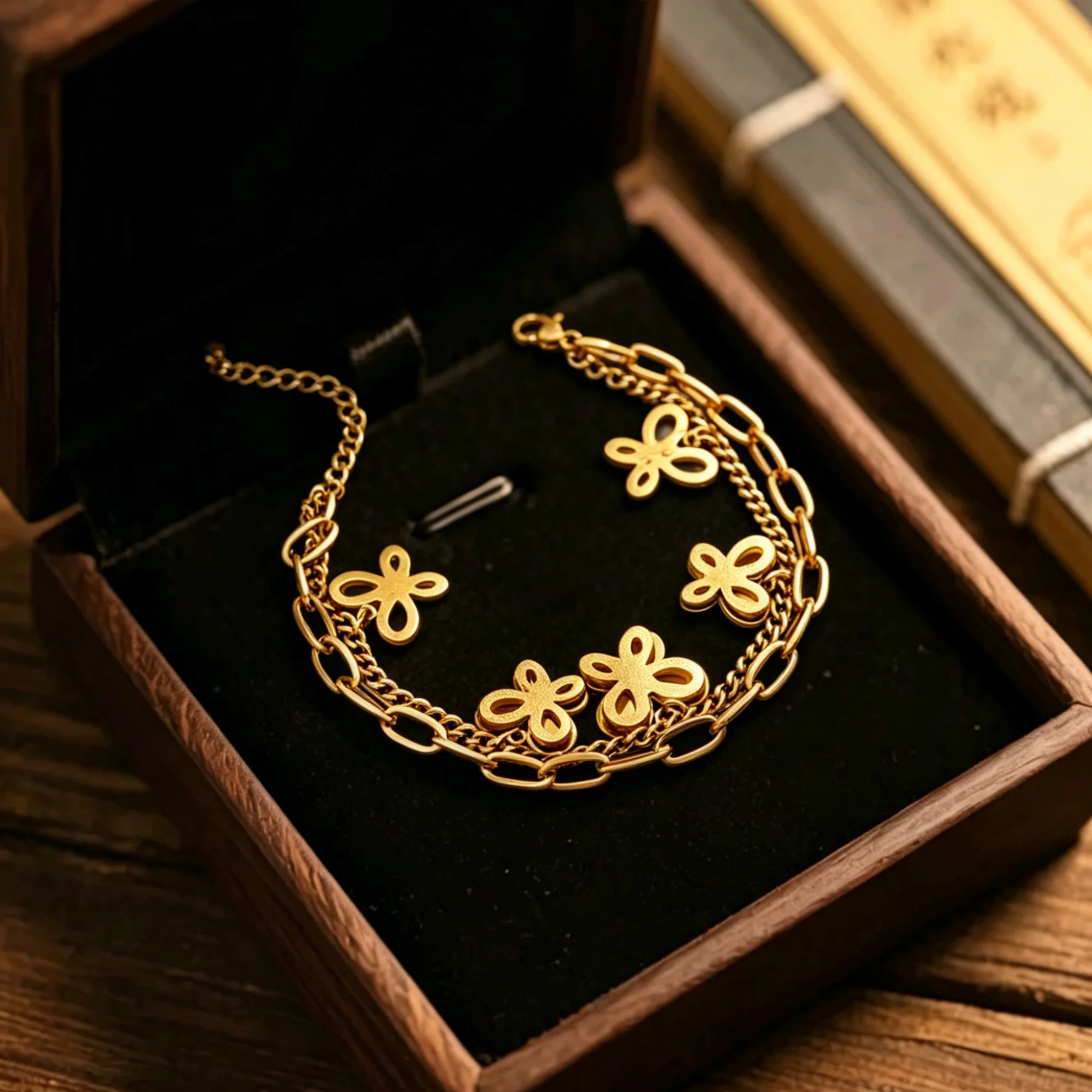 Damenarmband Trendiger Edelstahlschmuck 2026 Italienisches Charm-Armband Kostenlose Lieferung Artikel für Damen Frauenaccessoires – Detail 19
