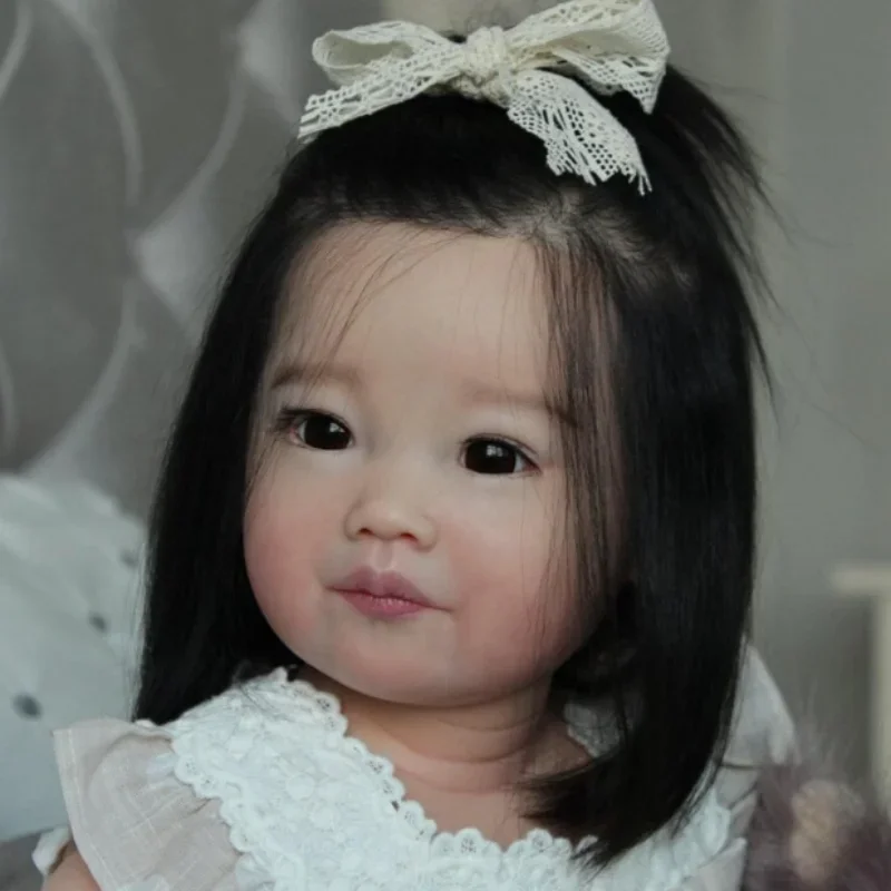 32inch Reborn Princess Girl Leonie Huge Baby Toddler Realistic Reborn Baby Girl Doll Parts Diy Unfinished Reborn Doll Kits