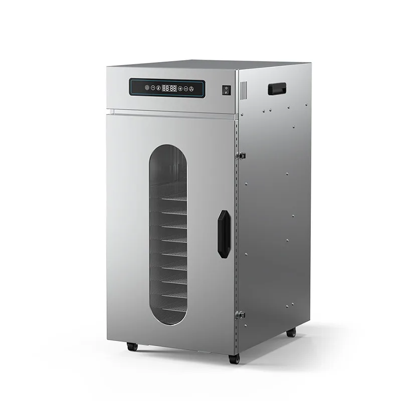 10-Layer rotary chicken, duck, fish and beef dryer, dual-purpose fruit and vegetable food dryer with grid