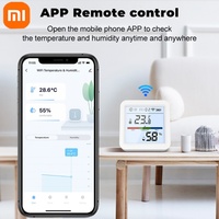 Xiaomi WIFI or Zigbee Temperature Humidity Sensor Hygrometer Thermometer Smart Home Backlight Smart Life Support For Alexa Googl