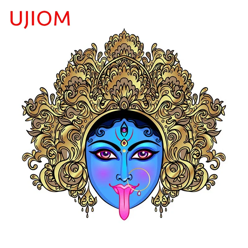 UJIOM Hindu Goddess Kali Bedroom Accessories Living Room Decor Wall Stickers Children\'s Bedroom Decor Vinyl Wallpaper