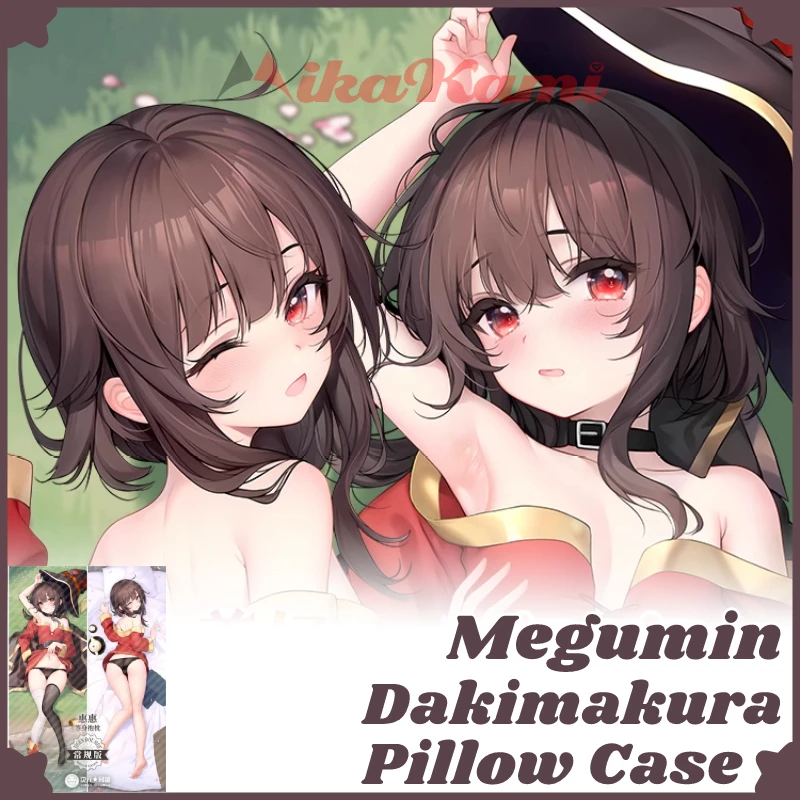 Megumin Dakimakura Full Body Pillowcase Pillow Case Sexy Hugging Cushion Cover Case Home Bedding Decor