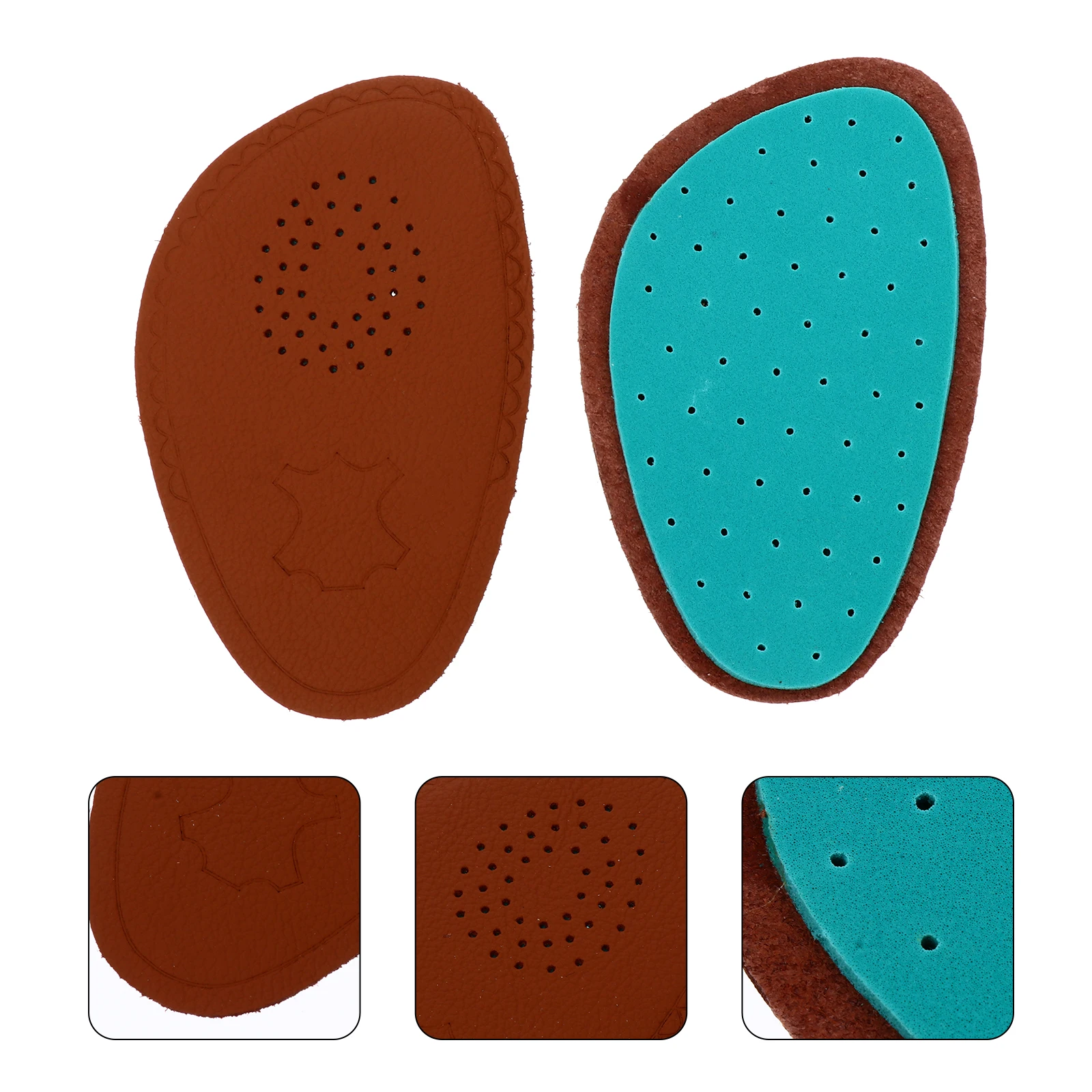 

2pcs Anti-wear Shock Absorbing Pads Thickened Comfortable Half Mats Material Breathable Textile Sweat Absorbing Non