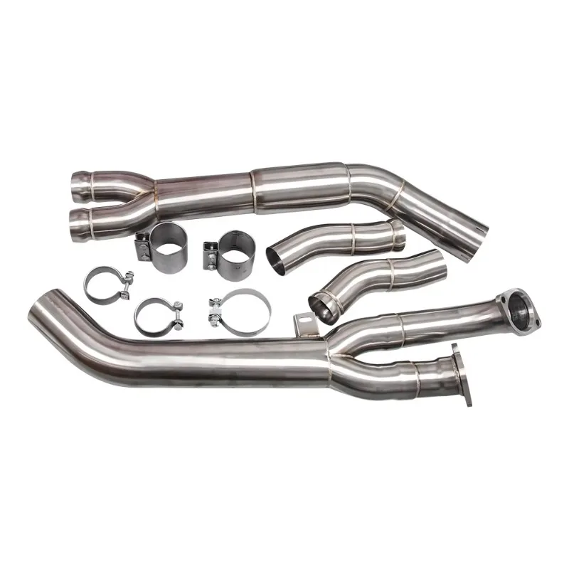 

3.5 Inch S58 G80 M3 Single Midpipe for 2020+ M4 G82 G83 M3 G80 Resonated Midpipe Inching Competition (RWD & AWD)