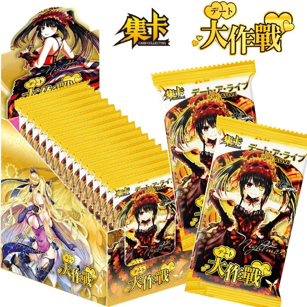 Original Date A Live Collection Card Fantasy Battle Anime Character Tokisaki Kurumi Fashion Poster Portrait Card Children Gift