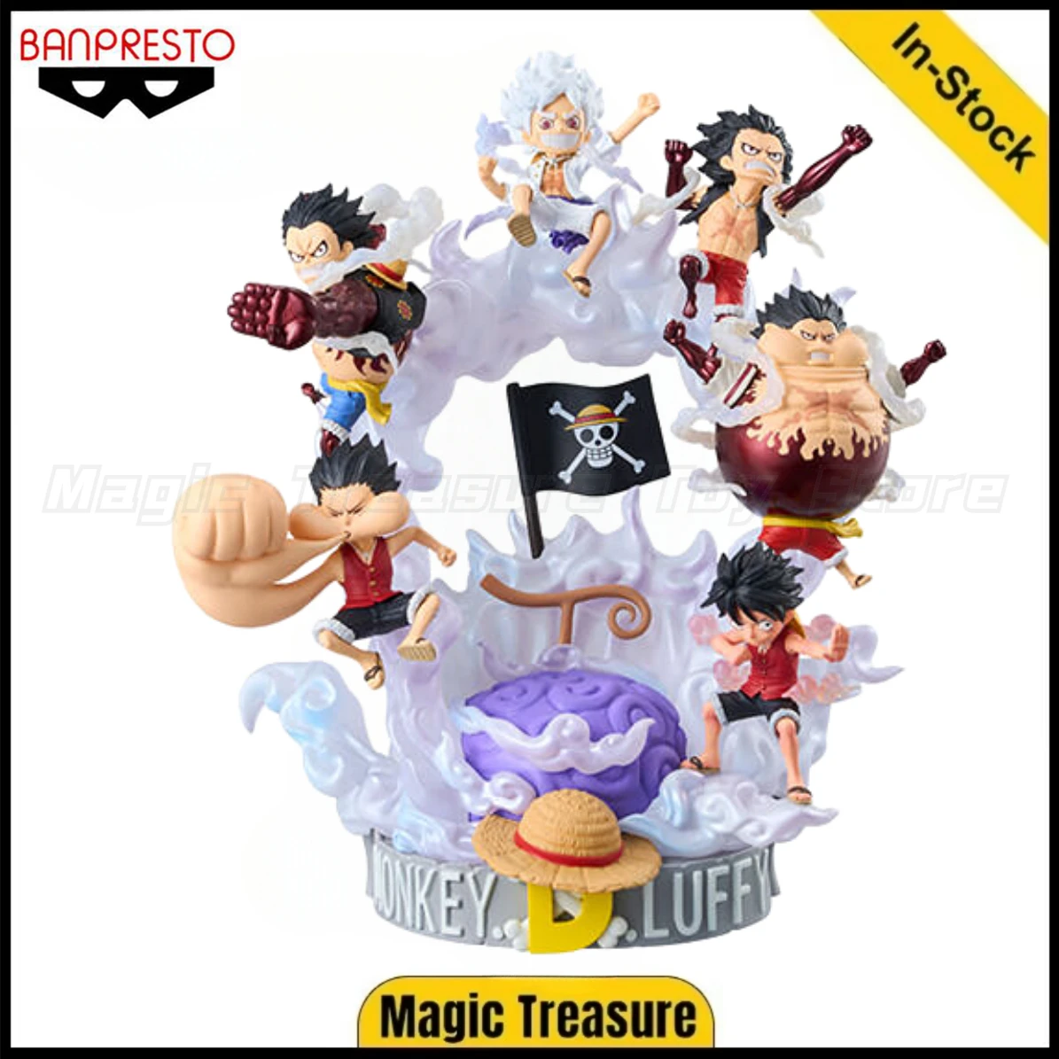 

【In Stock】Original BANDAI BANPRESTO WCF ONE PIECE Monkey D. Luffy Figures Animation Ornaments Toys Gifts