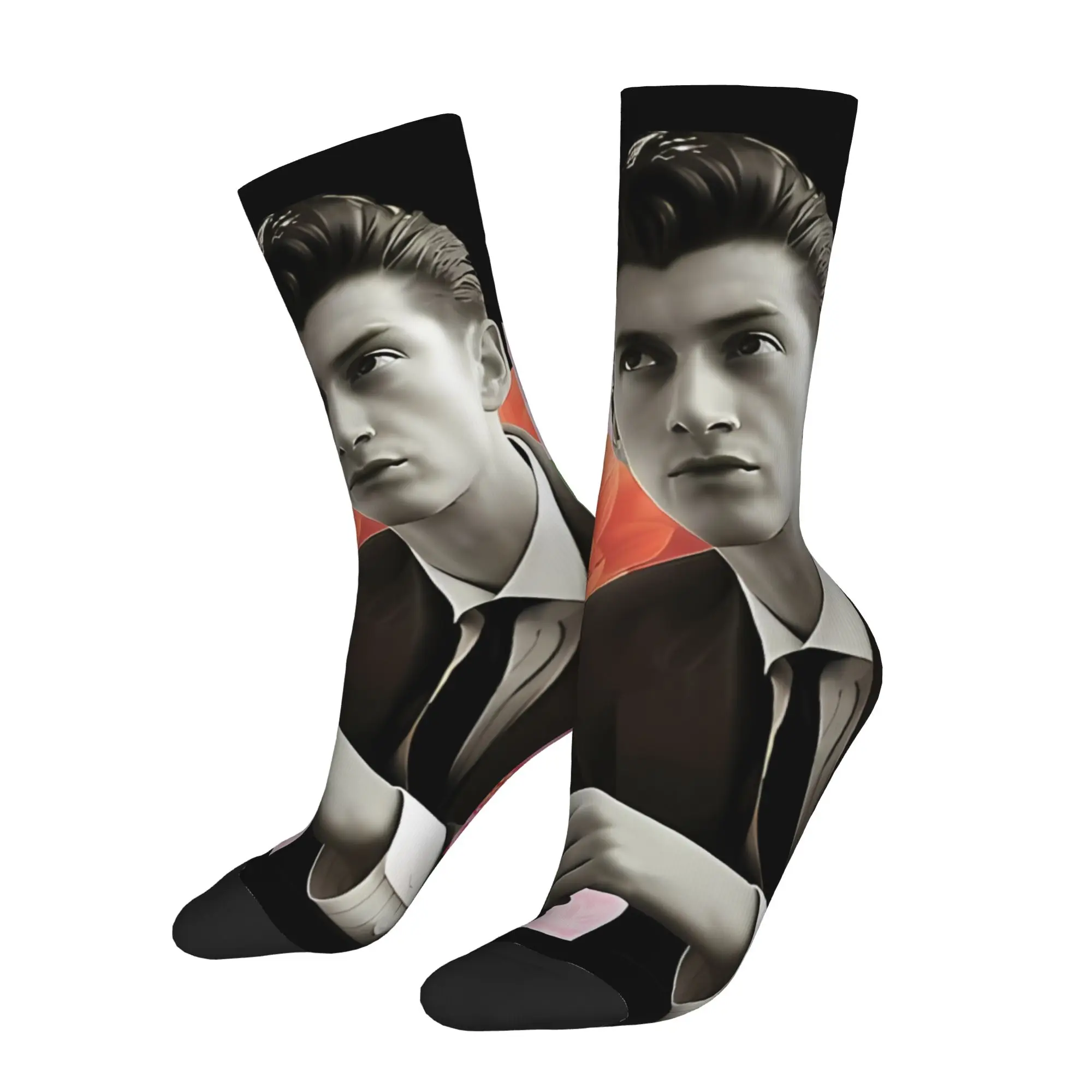 

Funny Sock Alex Turner Collage Alex Turnerr Rock Seamless Pattern Printed Men Socks Novelty Men's Socks
