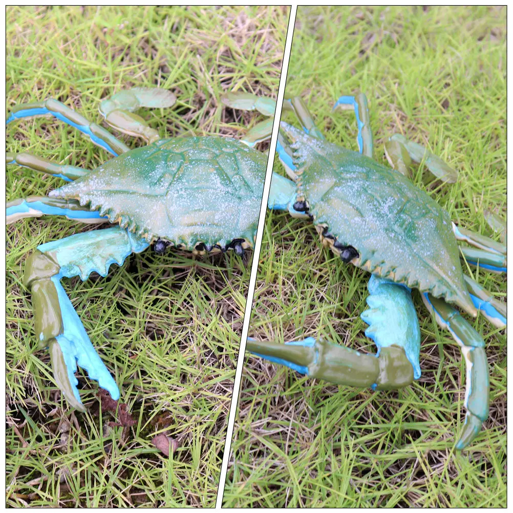 

1Pcs Realistic Crab Educational Plaything Safe Soft Plastic Marine Animal Learning Tool for Kids Cognitive Development Home