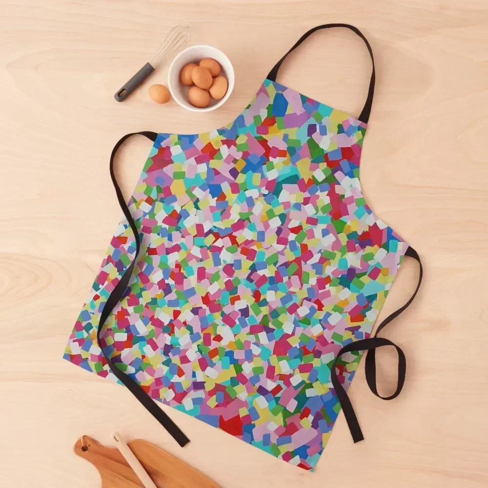 

Party confetti by Heather Travis Apron Kitchen For Man Teacher bib Apron
