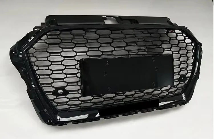Hot Sale Facelift Fashionable Design Full Honeycomb ABS Grille for audis A3 S3 Upgrade RS3 2017-2019