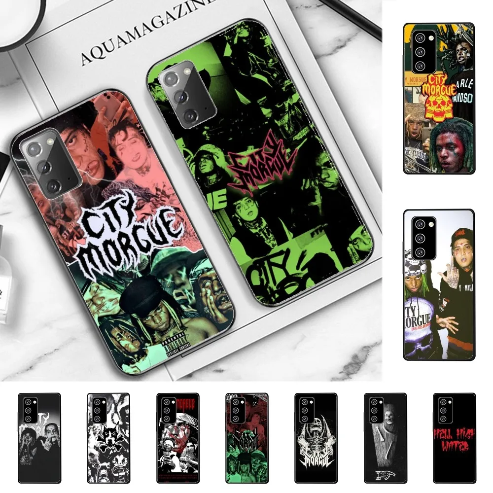 C-City Morgue Zillakami Phone Case For Samsung Note 8 9 10 20 Pro Plus Lite M 10 11 20 30 21 31 51 A 21 22 42 02 03