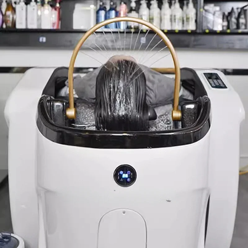 Hairdressing Beauty Salon Chair Shampoo Stylist Massage Treatment Head Spa Bed Wash Hair Lavacabezas Beauty Furniture