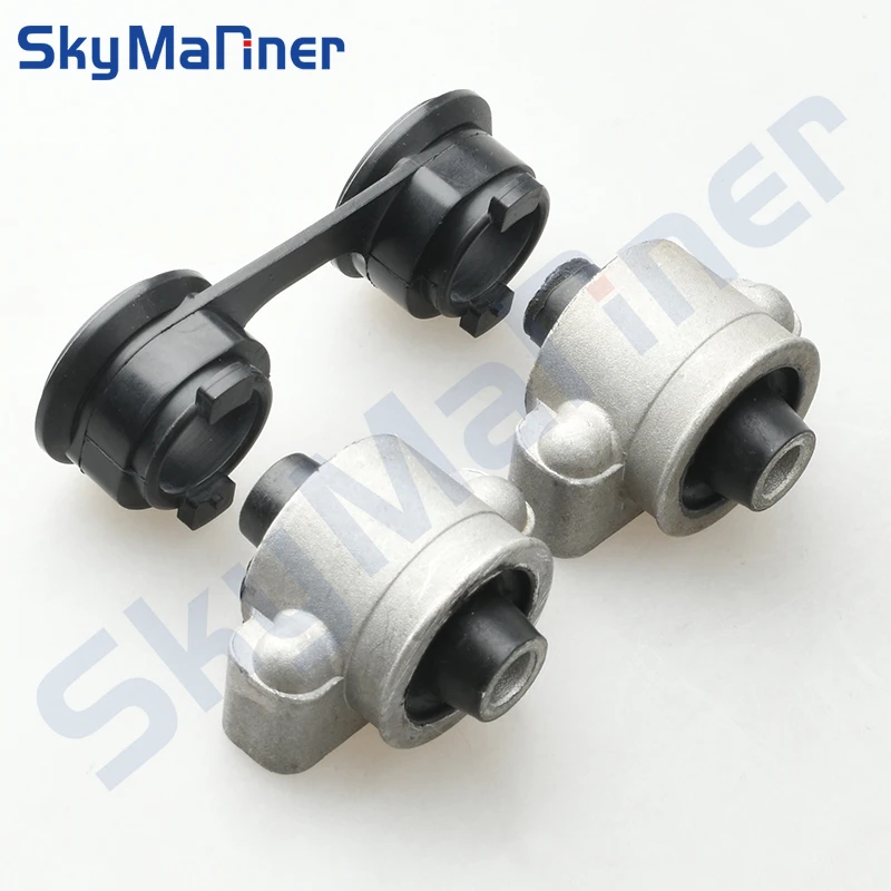 Outboard Motor Mount Damper and Absorber Seal 682-44521-00 For Yamaha 9.9HP Boat Engine 682-44514 682-44521 682-44514-01-94