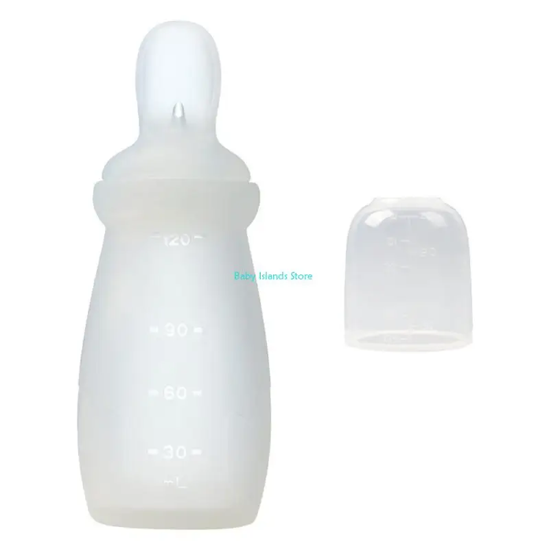 

K92D детское пюре для кормления бутылка силиконовая ложка Spoon Friendly Spoon для легкой еды