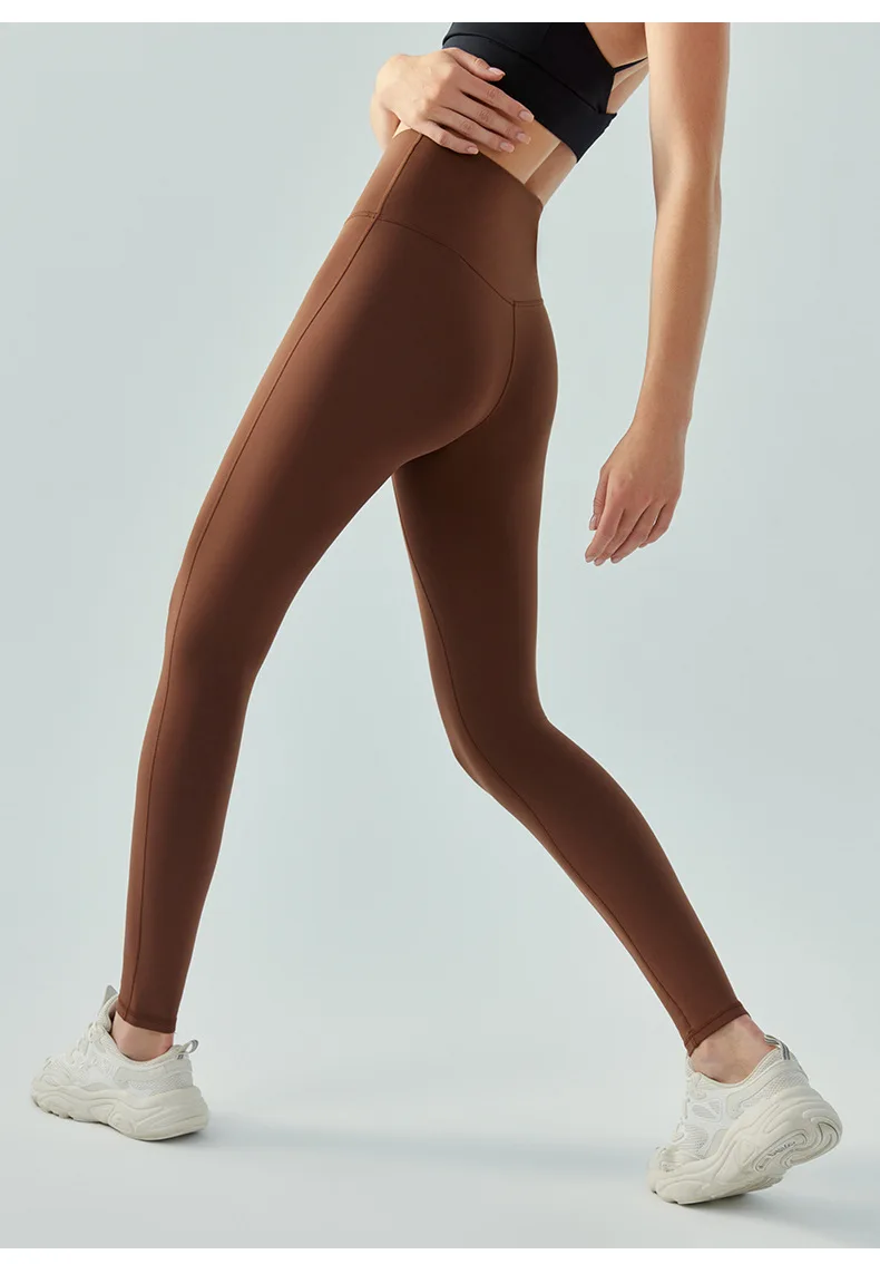 Women's  Fall Winter Thermal Fleece Lined Yoga Pants High Waisted Tummy Control Seamless Booty Scrunch Leggings