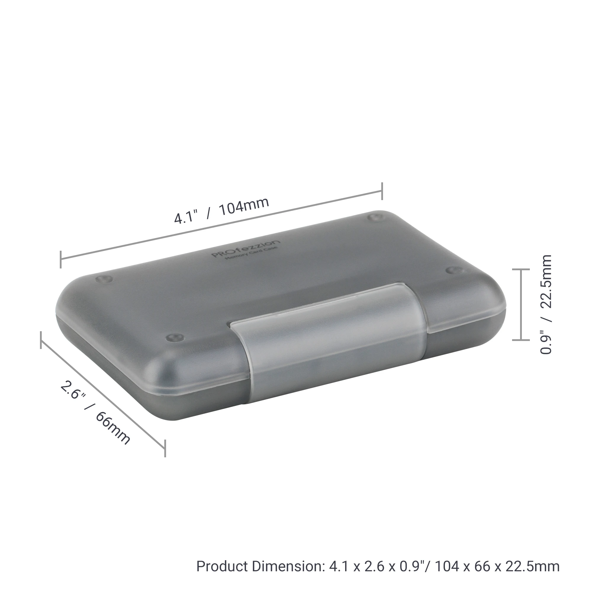 Casing Kartu SD Profesional 2 Buah S + L Tahan Air dengan Karabiner Cangkang Keras Kotak Penyimpanan Penyimpan Kartu Memori SD untuk 12 Kartu SD SDHC SDXC