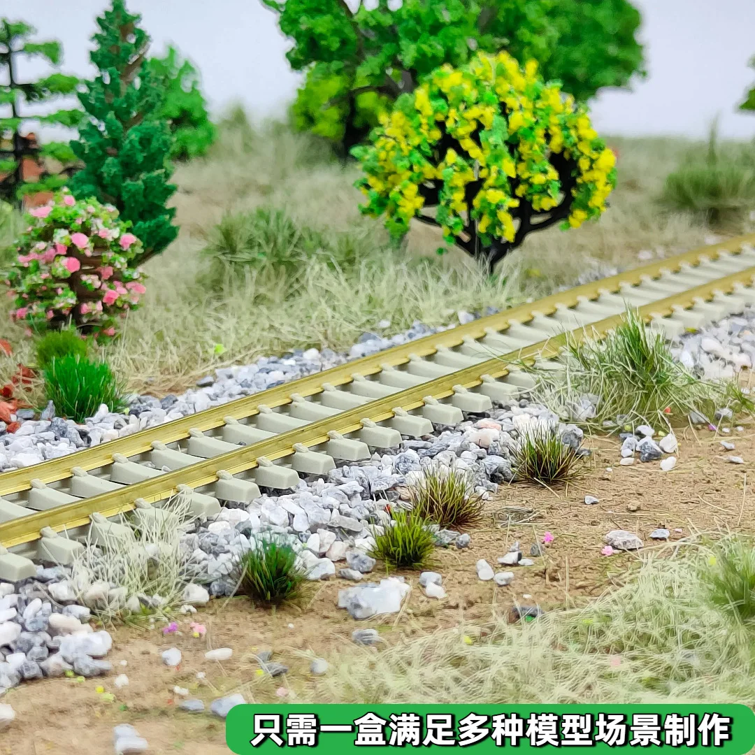 Micro Miniature Grass Cluster Model Sand Scene DIY Material Realistic Grass Tuft Miniature Grass Bushes Plant Cluster Scenery