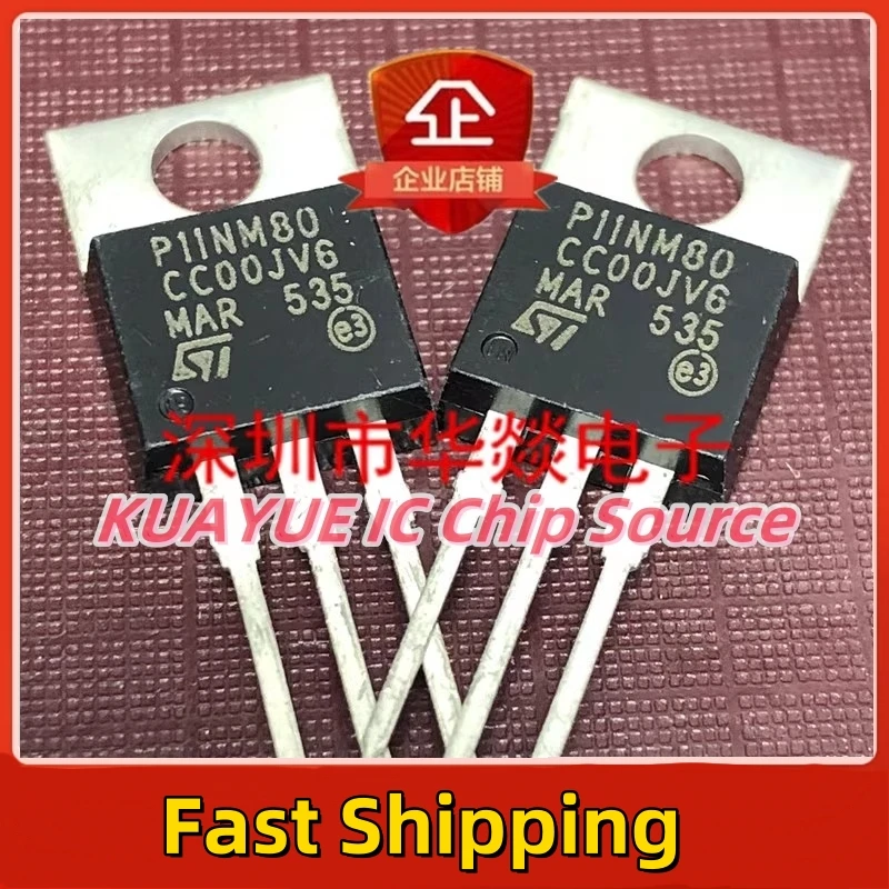 10PCS-30PCS/ P11NM80 STP11NM80   TO-220 800V 11A   Fast Shipping Quality Guarantee