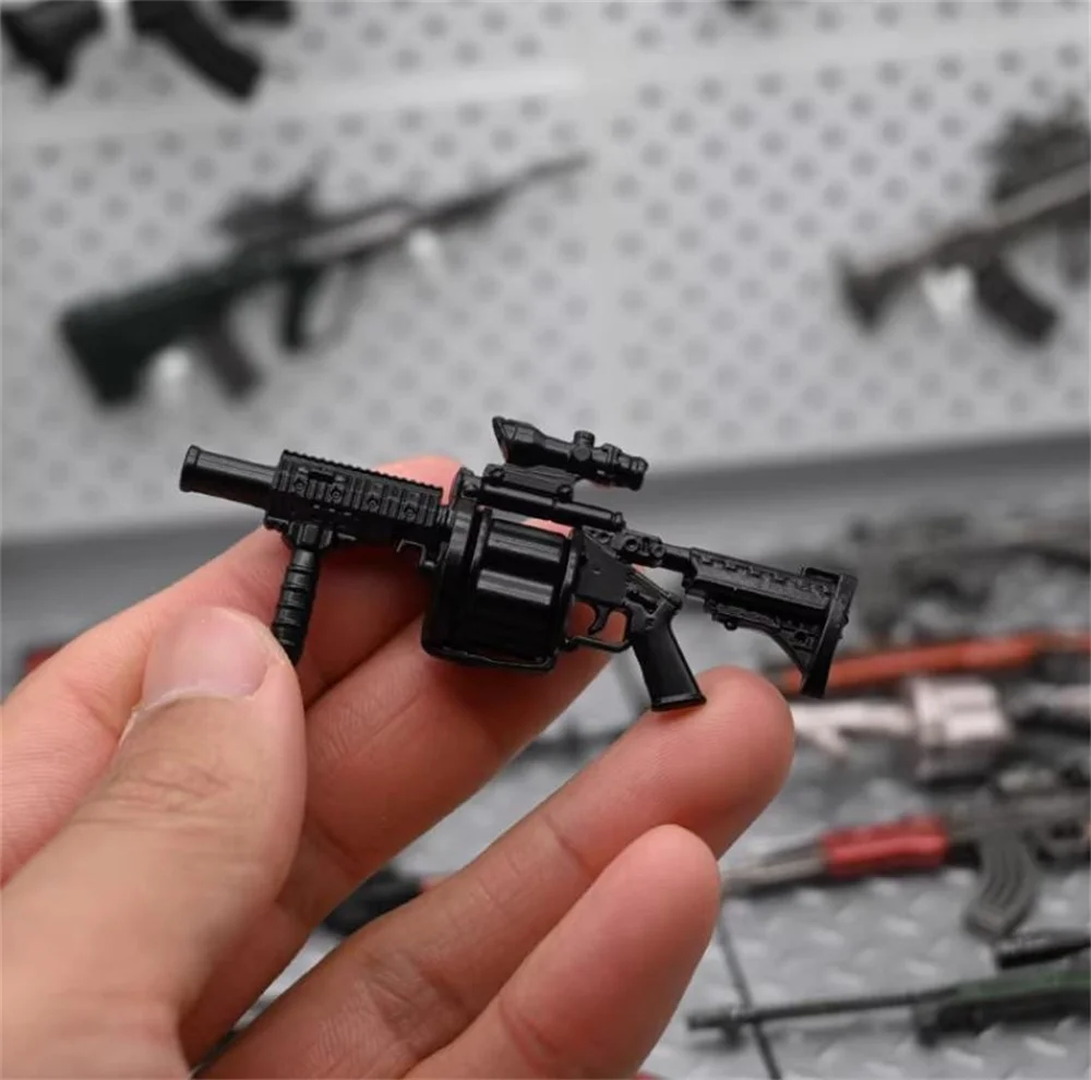 

DML 1/12th Mini Toys Model Modern US. Soldier Doll AK47TOYS M4 Shotgunss PVC Material Type95 PVC Material Not Real For 6"