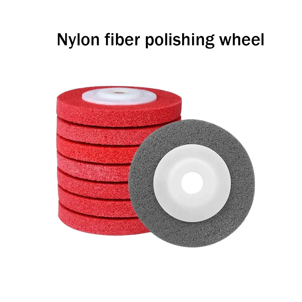 5 шт., 100 мм, шлифовальный диск из нейлонового волокна, угловая шлифовальная машина, нетканый шлифовальный диск для металлов, изделий из дерева, полировка, проверка 5 шт., 100 мм, шлифовальный диск из нейлонового волокна, угловая шлифовальная машина, нетканый шлифовальный диск для металлов, изделий из дерева, полировка, проверка