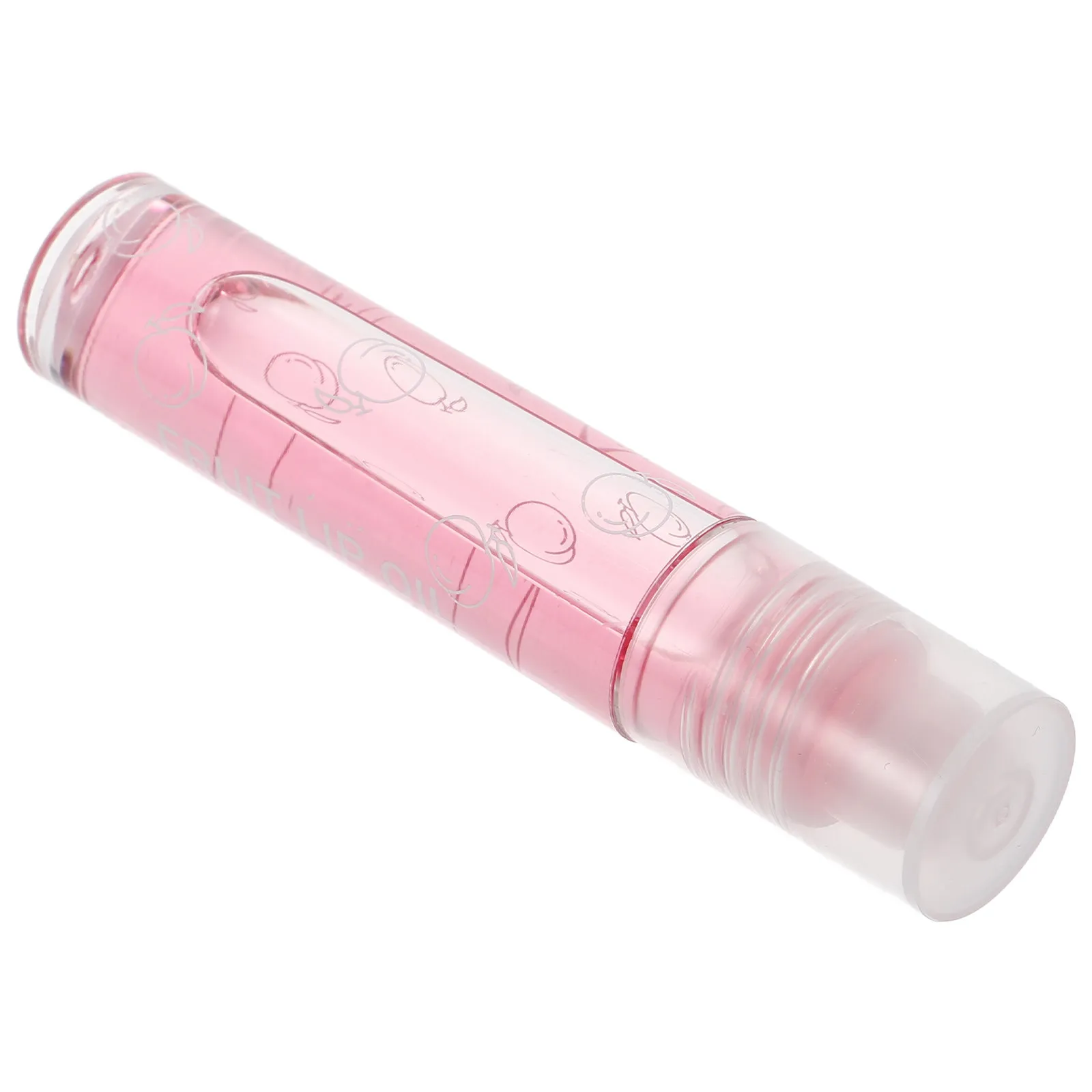Aceite Labial en Roll-on con Sabor a Durazno, Hidratante, Transparente y Brillante, para Uso Diario, con Extracto de Aguacate