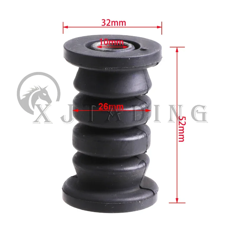 4-Piece 26x52x10mm Swing Arm Mount Bushings for ATV, UTV, Buggy, and Quad Bike Suspension Assembly, Rocker Rubber Damper