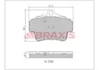 Store code: AA0345 for rear brake BALATASI 911 convertible CARRERA TARGA roof convertible. 4. 4.