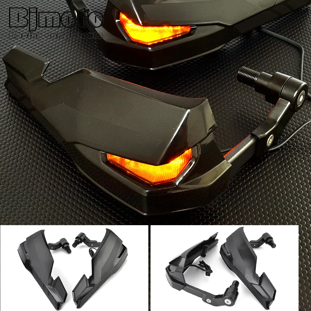 

Motorcycle Handguard with LED lights Hand Guards For Yamaha MT-09 FZ-09 XSR900 MT-07 FZ07 XSR 700 900 For Kawasaki Z900 2017