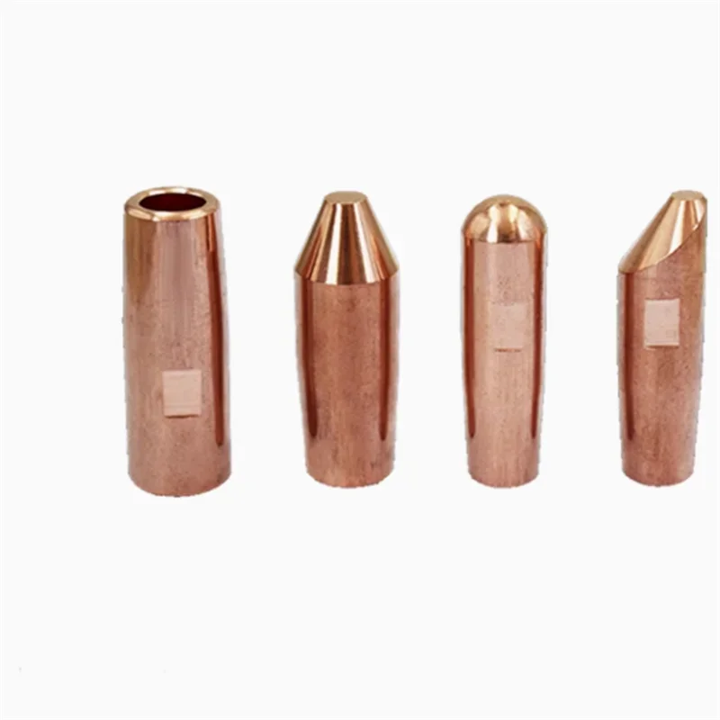 CuCrZr Cu-Cr-Zr ماكينة لحام نقطي رأس القطب الكروم الزركونيوم النحاس شقة/شارب/الكرة D13 D16 D20 L 40/45/50/60/70/80