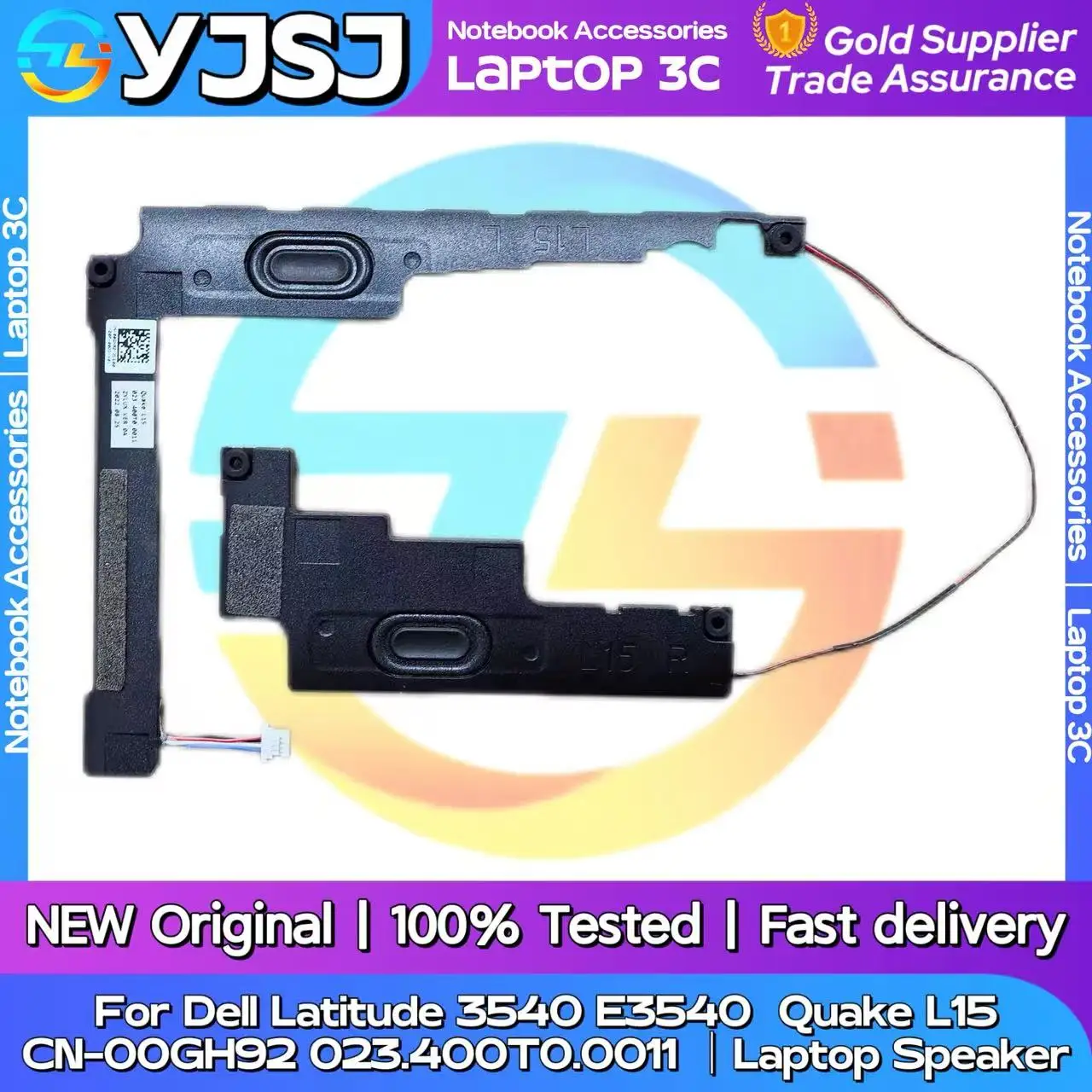 

New GENUINE Original Laptop Speaker For Dell Latitude 3540 Quake L15 built-in speaker horn audio CN-00GH92 023.4000T0.002