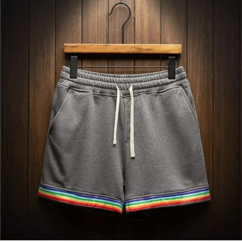 القطن الرجال شخصية السراويل الرياضية الصالة الرياضية الرجال اللياقة البدنية التدريب سراويل للجري الصيف في الهواء الطلق الرجال الرباط سراويل تقليدية #2