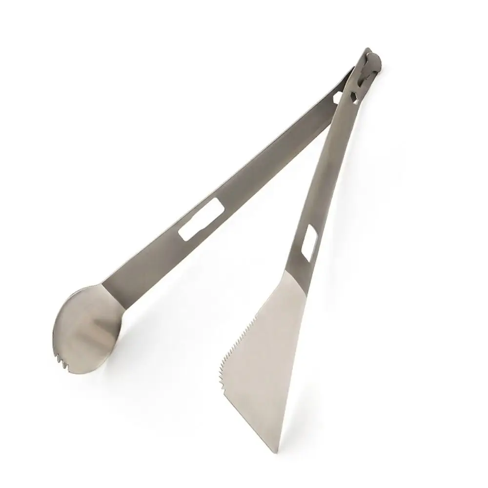 BBQ Camping Cooking Utensils Titanium Detachable Camping Cooking Tableware Composable Cut Vegetables