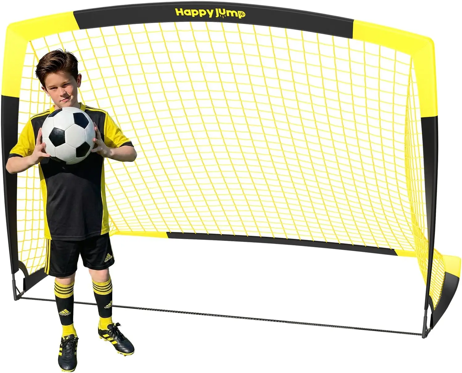 

Portable Soccer Goal 7x5 FT & 5x3.6 FT, Large-Frame Design for Long-Term Development, Easy Setup Backyard Park School Training